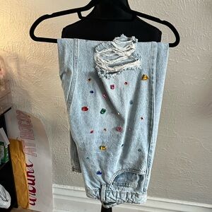 Wild Fable Light Blue Denim with Green Tag